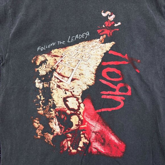 Korn Follow The Leader Album Art Heavy Metal Band T-Shirt L - Picture 2 of 4